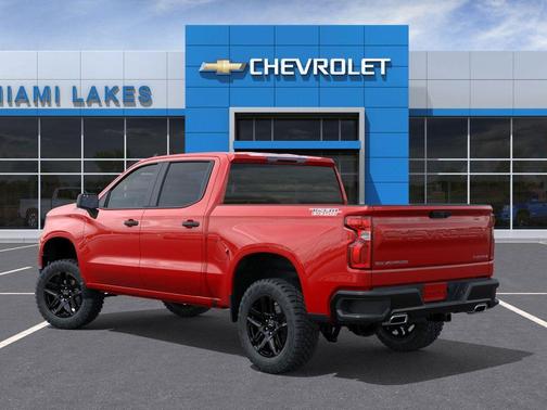 Red 2026 Chevrolet Silverado 1500 Custom Trail Boss