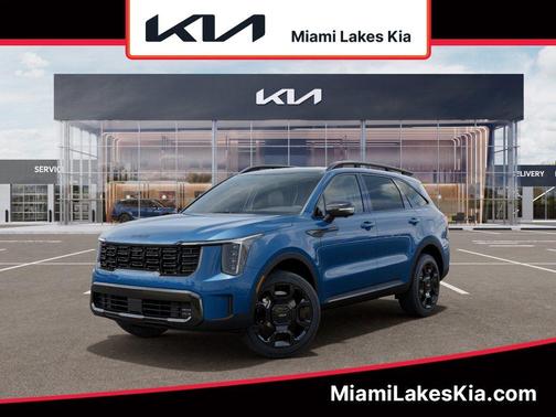 Mineral Blue 2026 Kia Sorento Hybrid X-LINE SX PRESTIGE