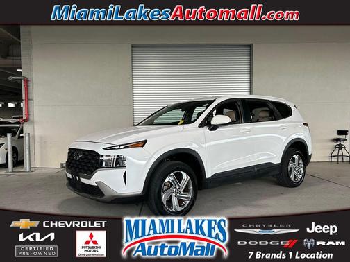 Quartz White 2022 Hyundai SANTA FE SE
