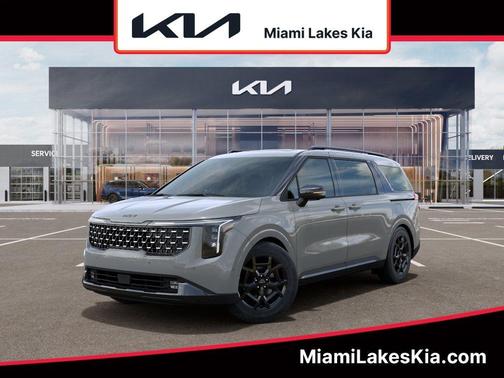 Ceramic Silver 2026 Kia Carnival Hybrid SX