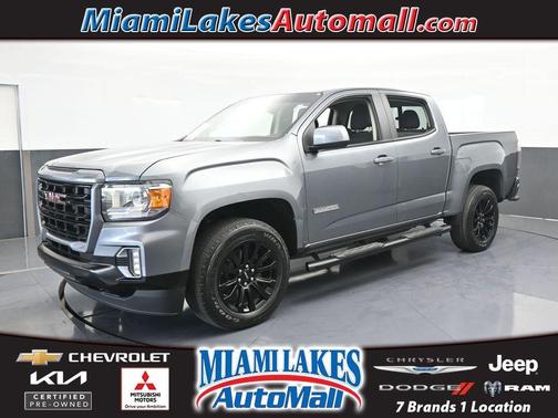 Satin Steel Metallic 2022 GMC Canyon Elevation