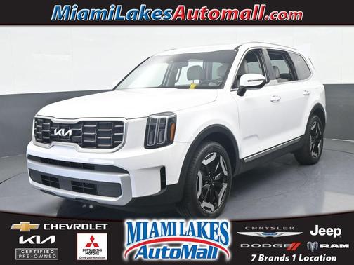 Glacial White Pearl 2024 Kia Telluride S