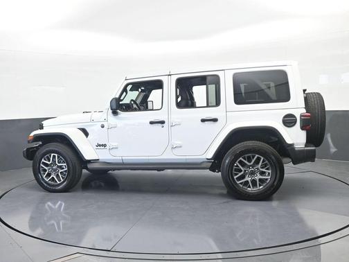 Bright White Clearcoat 2025 Jeep Wrangler Sahara