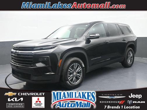 Mosaic Black Metallic 2024 Chevrolet Traverse LS