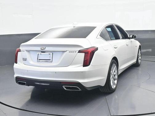 Crystal White Tri-Coat 2022 Cadillac CT5 Luxury RWD