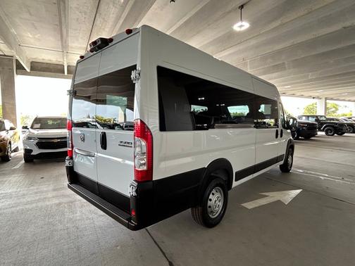 Bright White Clearcoat 2023 RAM ProMaster 3500 Window Van High Roof