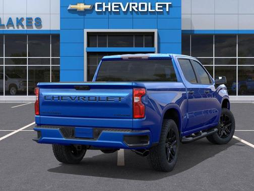 Rip Tide Blue 2026 Chevrolet Silverado 1500 Custom