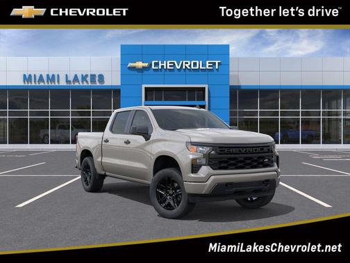 White Sand 2026 Chevrolet Silverado 1500 Custom
