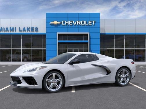 Arctic White 2026 Chevrolet Corvette Stingray w/1LT