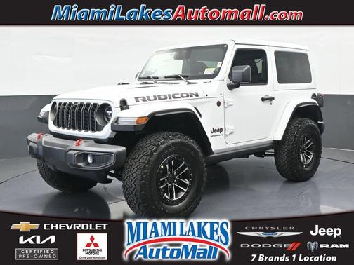 Bright White Clearcoat 2025 Jeep Wrangler Rubicon