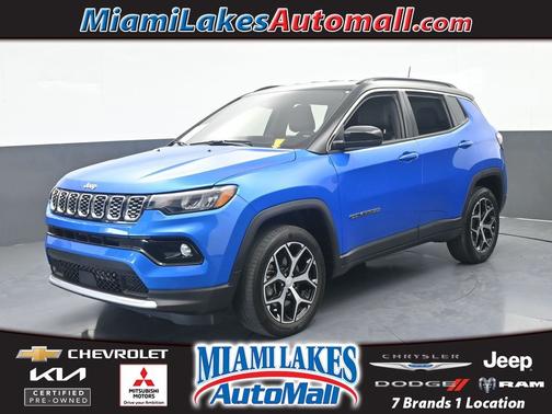 Hydro Blue Pearlcoat 2024 Jeep Compass Limited