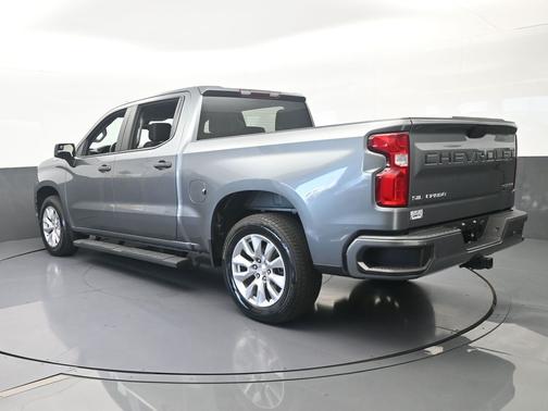 Satin Steel Metallic 2021 Chevrolet Silverado 1500 Custom