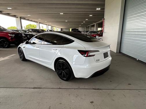White 2025 Tesla Model 3 Long Range