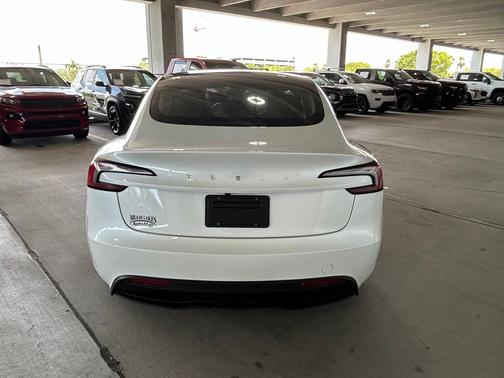 White 2025 Tesla Model 3 Long Range