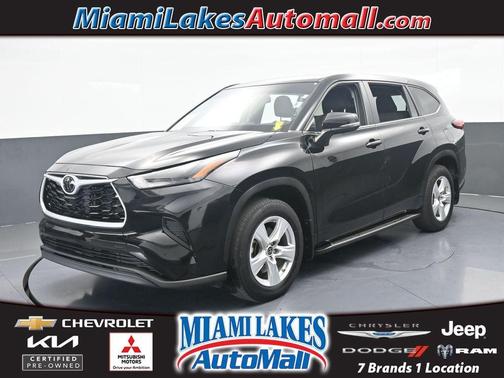 Midnight Black Metallic 2023 Toyota Highlander L