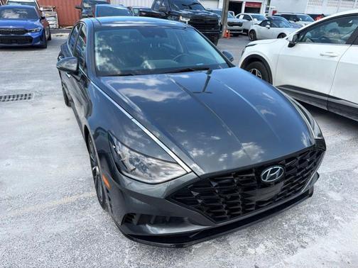Portofino Gray 2023 Hyundai SONATA Limited
