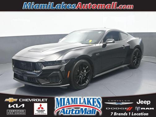 Shadow Black 2025 Ford Mustang GT Premium