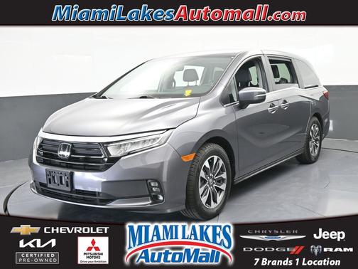 Gray / Black 2024 Honda Odyssey EX-L