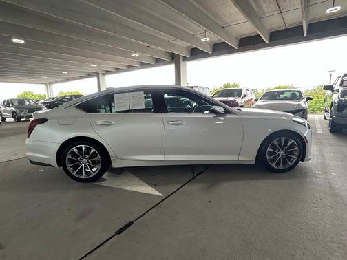 Crystal White Tricoat 2021 Cadillac CT5 Premium Luxury