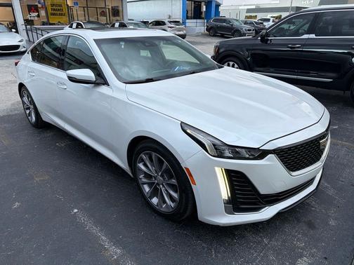 Crystal White Tricoat 2021 Cadillac CT5 Premium Luxury