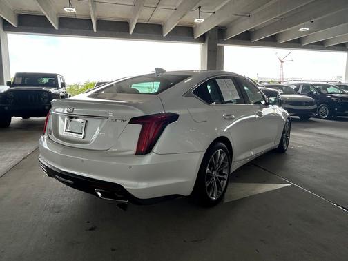 Crystal White Tricoat 2021 Cadillac CT5 Premium Luxury