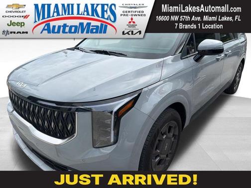 Ceramic Silver 2026 Kia Carnival Hybrid EX
