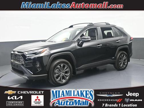Midnight Black Metallic 2025 Toyota RAV4 Hybrid Limited