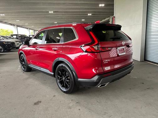 Radiant Red Metallic 2025 Honda CR-V Hybrid Sport