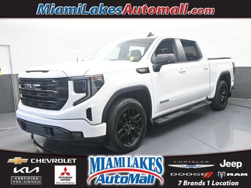Summit White 2023 GMC Sierra 1500 Elevation
