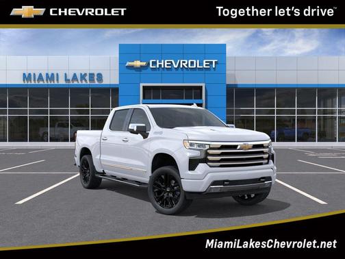 Polar White 2026 Chevrolet Silverado 1500 High Country