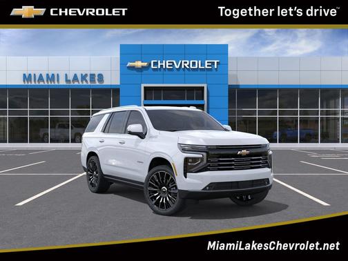 Polar White Tricoat 2026 Chevrolet Tahoe High Country