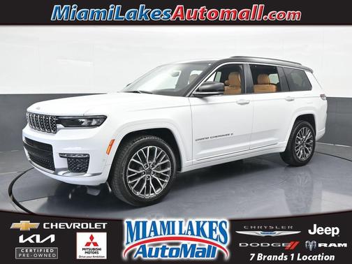 Bright White Clearcoat 2025 Jeep Grand Cherokee L Summit
