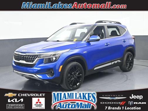 Neptune Blue 2023 Kia Seltos Nightfall