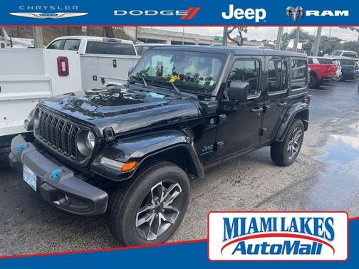 Black Clearcoat 2024 Jeep Wrangler 4xe Sport