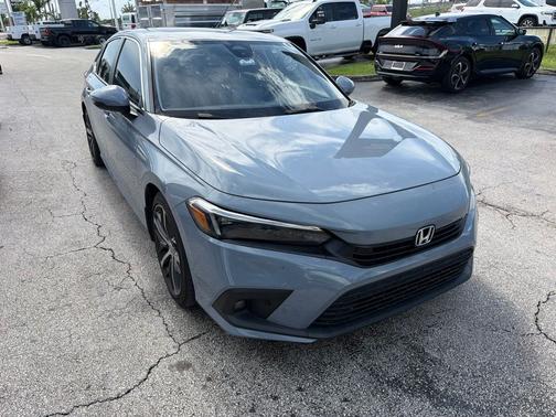 Morning Mist Metallic 2024 Honda Civic Touring
