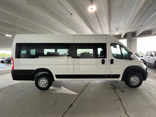 Bright White Clearcoat 2023 RAM ProMaster 3500 Window Van High Roof