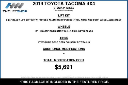 Cavalry Blue 2019 Toyota Tacoma TRD Sport