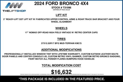 Race Red 2024 Ford Bronco Heritage Edition