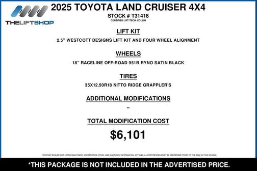 2025 Toyota Land Cruiser Base