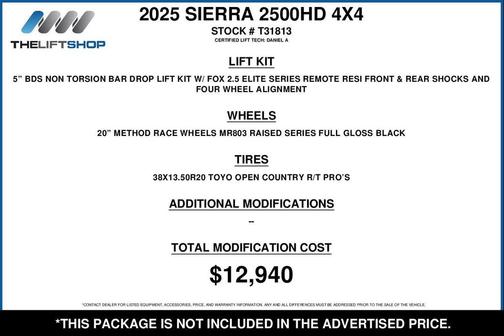 2025 GMC Sierra 2500 AT4X