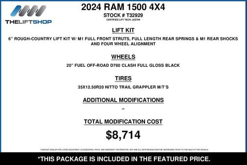 Granite Crystal Metallic Clearcoat 2024 RAM 1500 Laramie