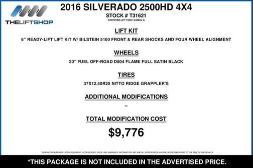 2016 Chevrolet Silverado 2500 High Country