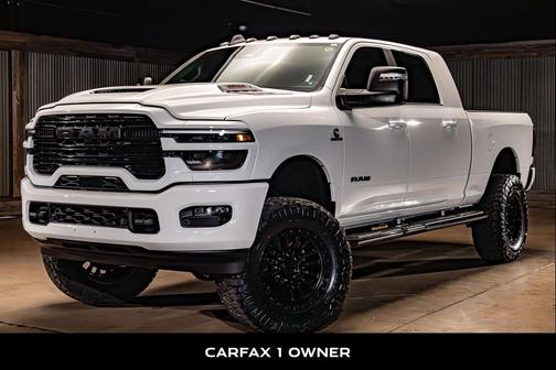 Bright White 2026 RAM 2500 Laramie Mega Cab 4x4 6'4' Box