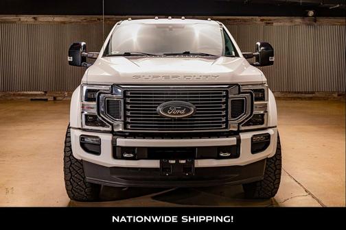 Star White Metallic Tri-Coat 2020 Ford F-450 Platinum
