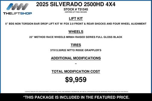 2025 Chevrolet Silverado 2500 LTZ