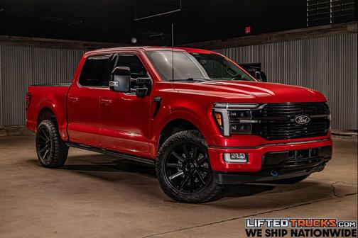 Rapid Red Metallic Tinted Clearcoat 2024 Ford F-150 Platinum