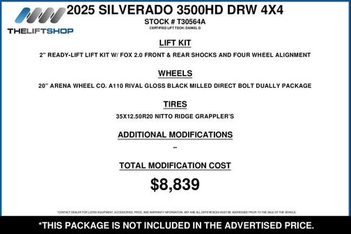 2025 Chevrolet Silverado 3500 LT