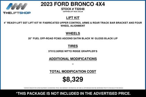 2023 Ford Bronco Outer Banks