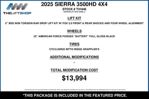 Sterling Gray Metallic 2025 GMC Sierra 3500 AT4