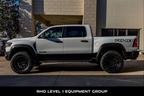 Bright White Clearcoat 2025 RAM 1500 RHO Crew Cab 4x4 5'7' Box